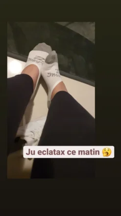 Ptites Chaussettes Blanche Et Grise 😴😜