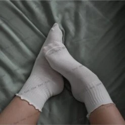 Chaussettes Blanches à Volants