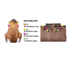 Eve 7pc Silky Straight Clip-On 100% Human Hair 22" -Luxe Locks Shop Screen2BShot2B2021 12 312Bat2B12.42.412BPM