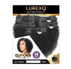 Zury LUREX CLIP-ON 4A COILY 9PC