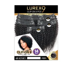 Zury LUREX CLIP-ON 4B KINKY 9PC