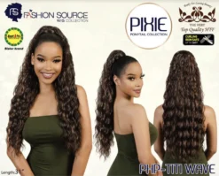 Fashion Source Drawstring Ponytail Collection PHP-TITI WAVE 31" -Luxe Locks Shop ScreenShot2022 09 14at11.52.52AM