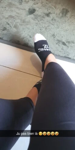 Ptites Chaussettes Noir Et Blanche 😜