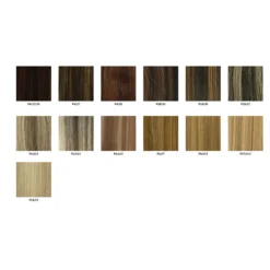 Eve 7pc Silky Straight Clip-On 100% Human Hair 22" -Luxe Locks Shop colors 1