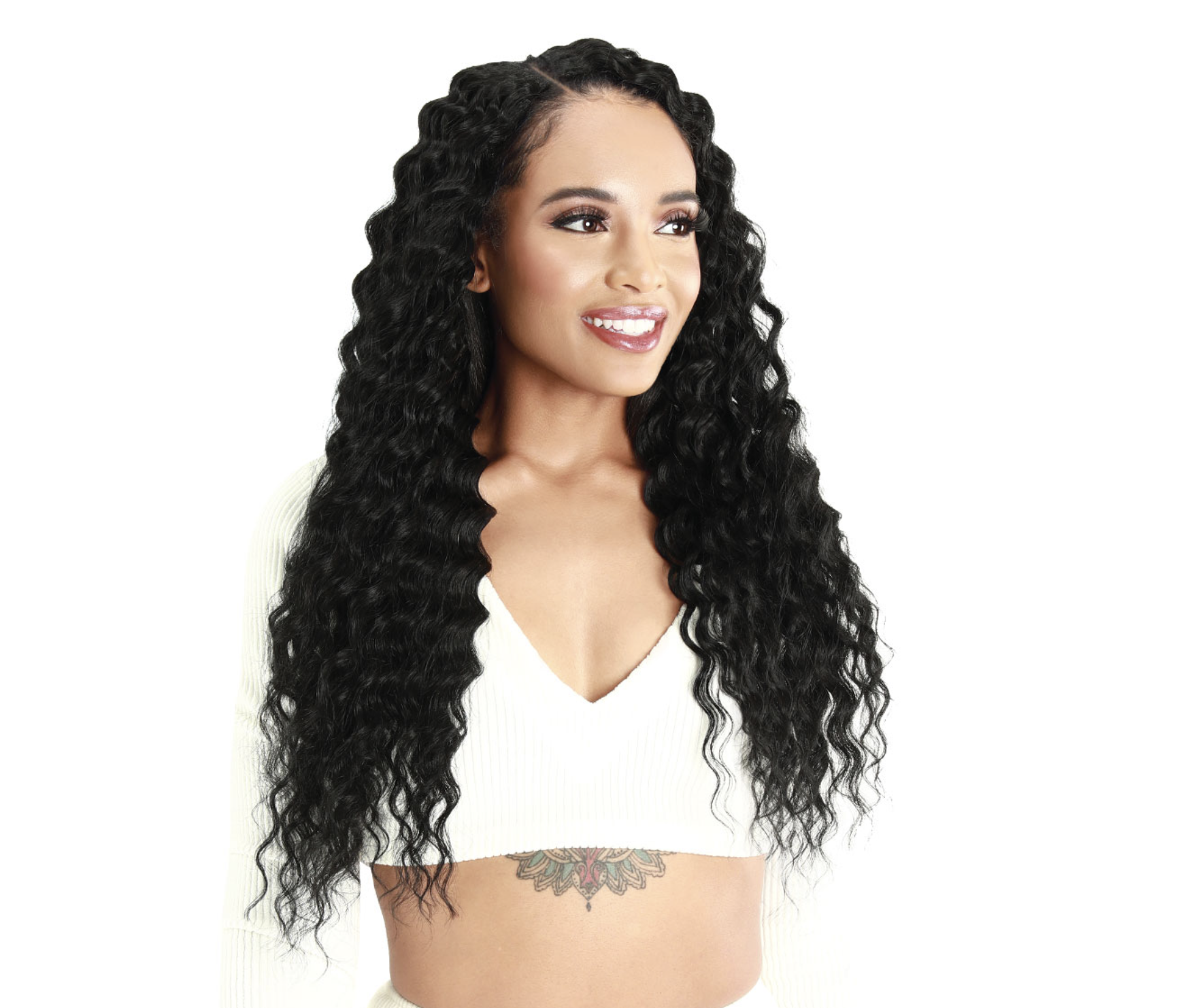 Zury Natural Dream Clip On Hair Extensions, Deep Wave 4 Zury Natural Dream Clip On Hair Extensions, Deep Wave - Image 2